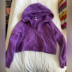 Scuba Oversized Half-Zip Hoodie!